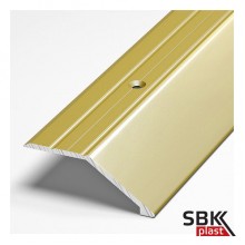 ПО-45/15 порог алюминиевый с насечками для стыков с перепадом  до 15 мм